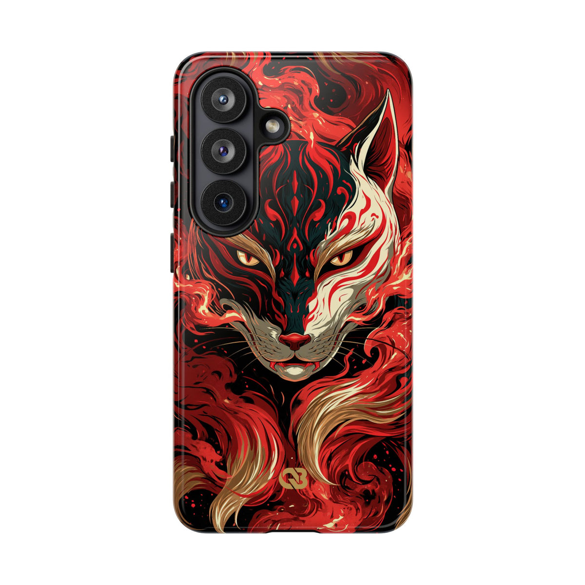 Crimson Kitsune Spirit · Tough Phone Case for Samsung · Red