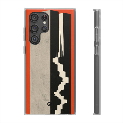 Orange Lite Phone Case for Samsung - Orange Monolith Rift