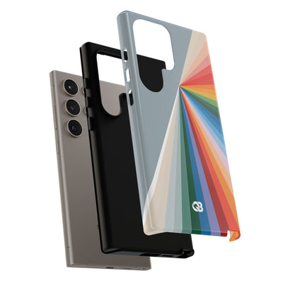 Grey Tough Phone Case for Samsung - Slate Prism Burst