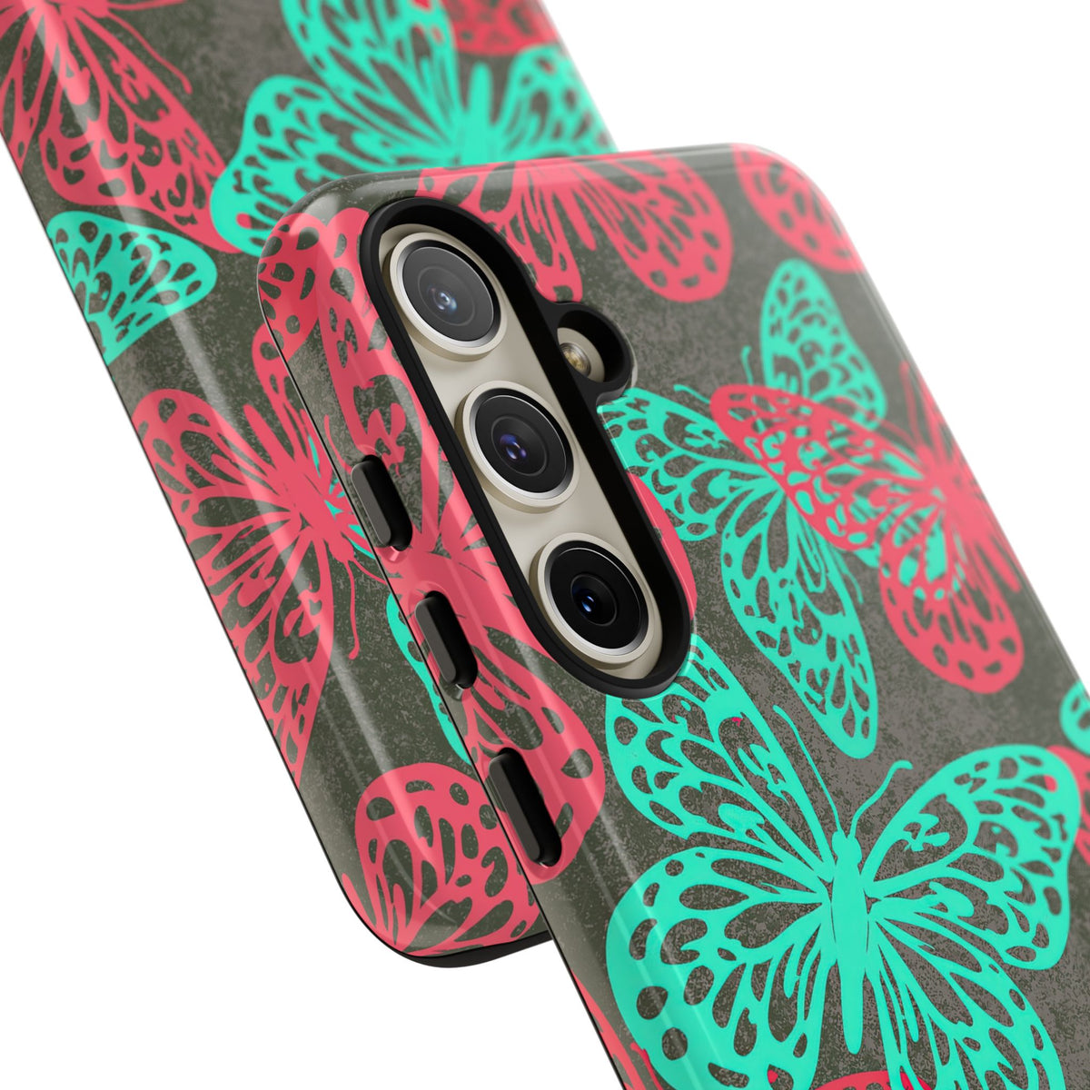 Electric Papillon · Tough Phone Case for Samsung · Pink