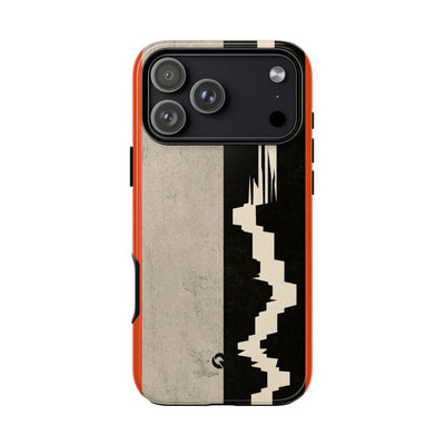 Orange Tough Phone Case for iPhone - Orange Monolith Rift