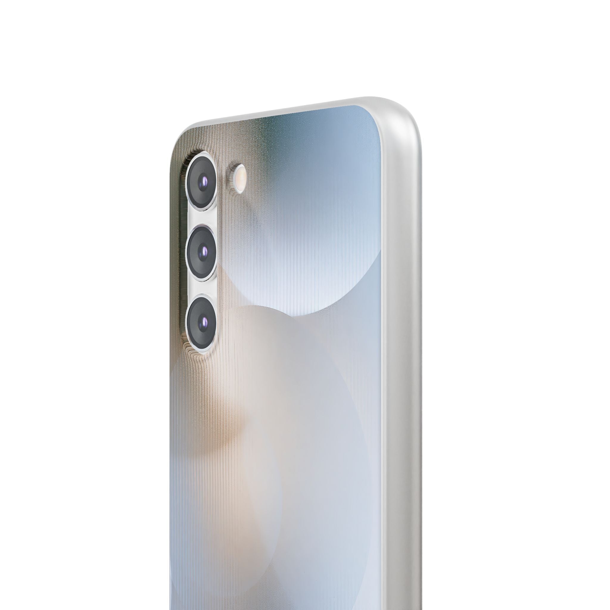 White Lite Phone Case for Samsung - Frosted Ribbed Sphere