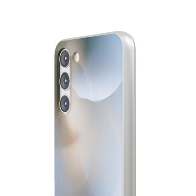 White Lite Phone Case for Samsung - Frosted Ribbed Sphere