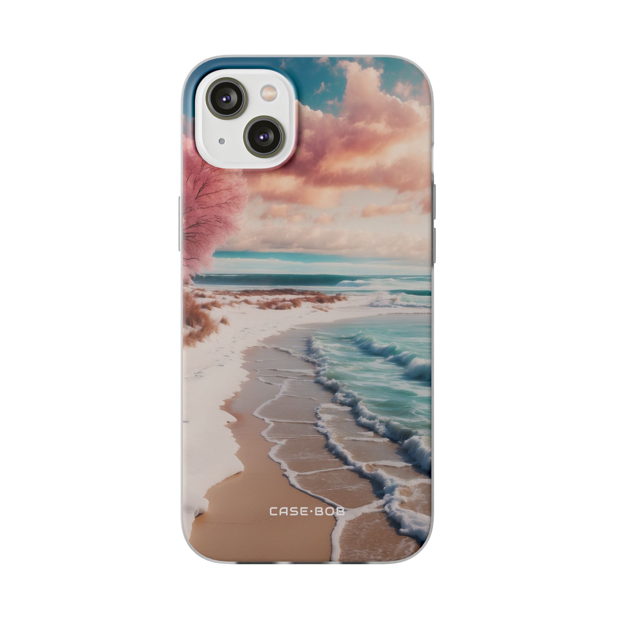 Pink Tree Breeze iPhone 14 Plus Skal - Mjukt