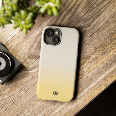 Solar Cream Ombre · Tough Phone Case for iPhone · Yellow