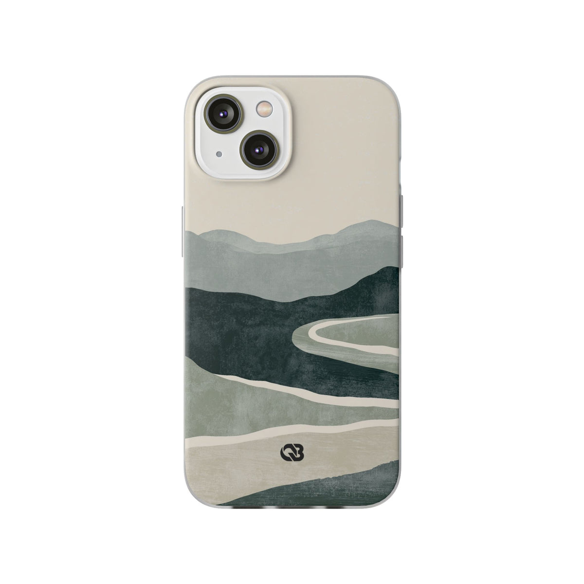 Muted Valley Vista · Lite Phone Case for iPhone ·  Green
