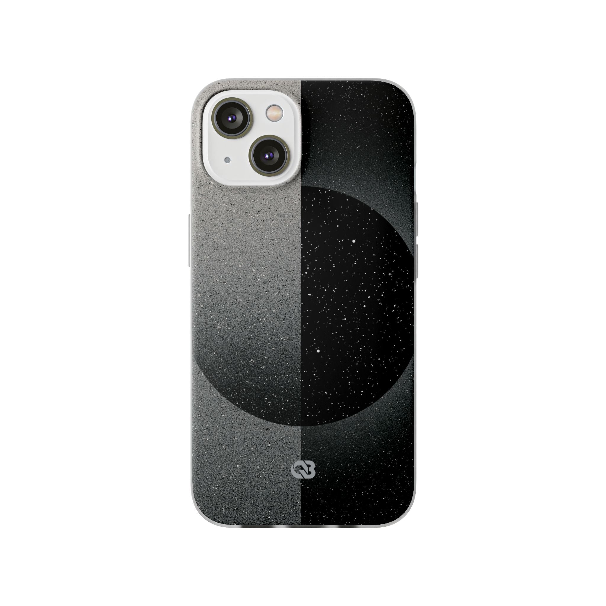 Black Lite Phone Case for iPhone - Lunar Static Orbit