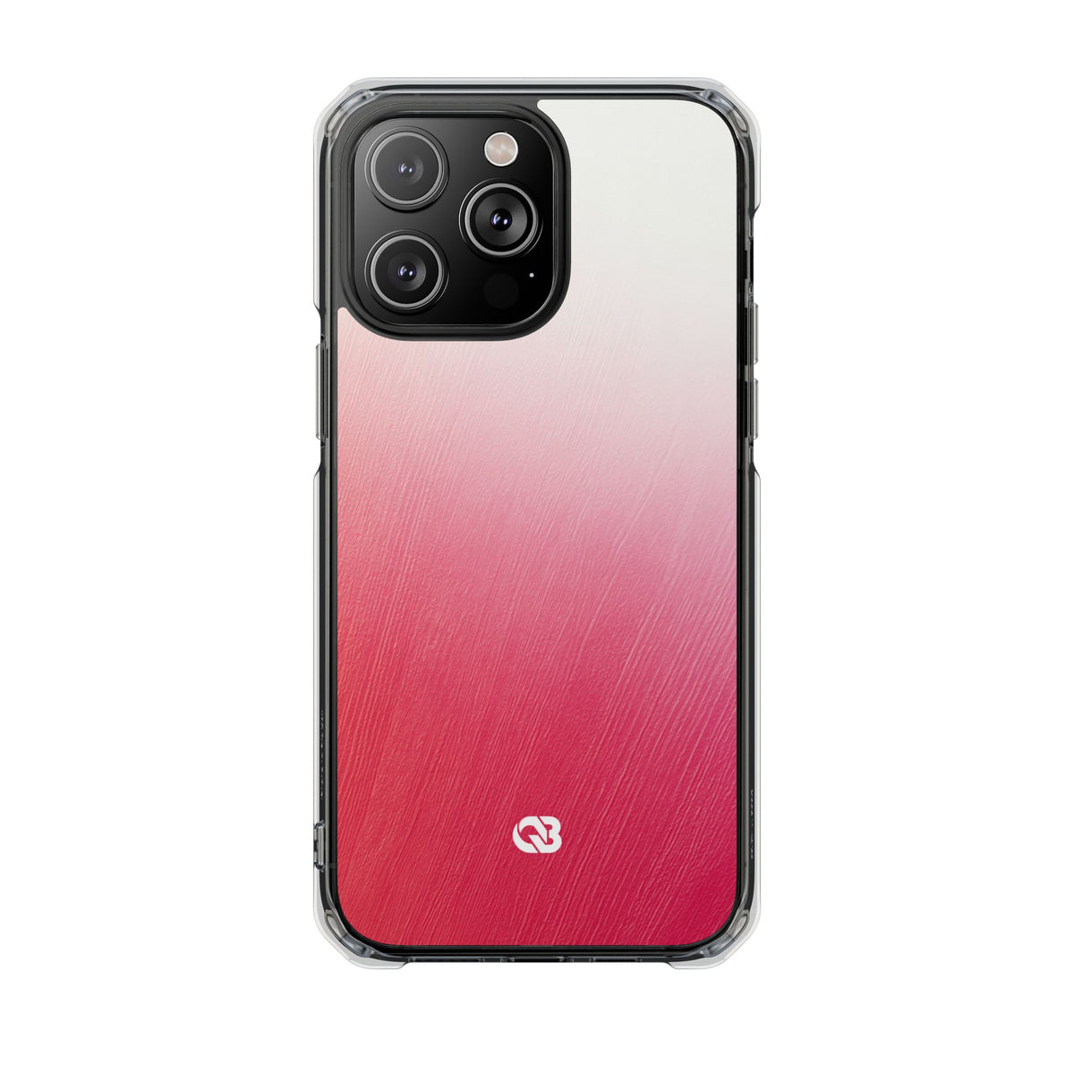 Rose Haze · Clear Impact Magnetic Phone Case for iPhone · Pink