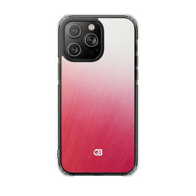 Rose Haze · Clear Impact Magnetic Phone Case for iPhone · Pink