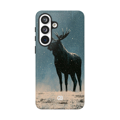 Nordic Boreal Moose · Tough Phone Case for Samsung · Blue