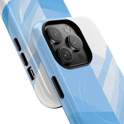 Blue Tough 2.0 Magsafe Phone Case for iPhone - Arctic Glacial Ridge