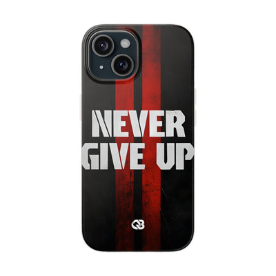 Crimson Grit Resolve · Soft Custodia per iPhone