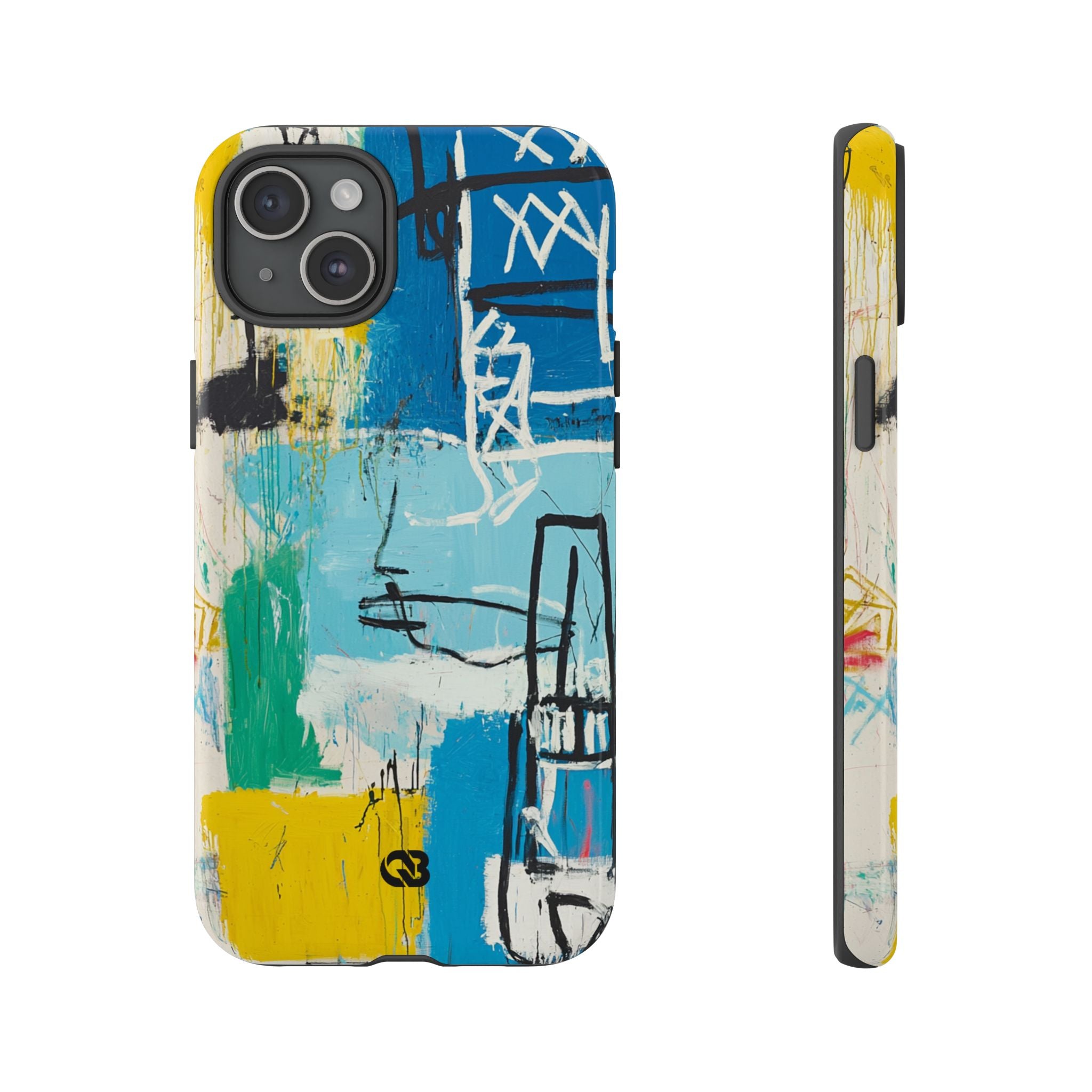Azure Urban Scribble · Tough Phone Case for iPhone