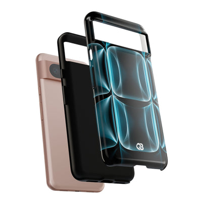 Cyan Core Matrix · Tough Phone Case for Pixel ·  Blue