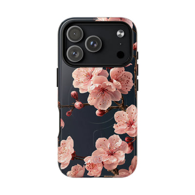 Midnight Sakura Bloom · Tough 2.0 Magnetic Phone Case for iPhone · Pink