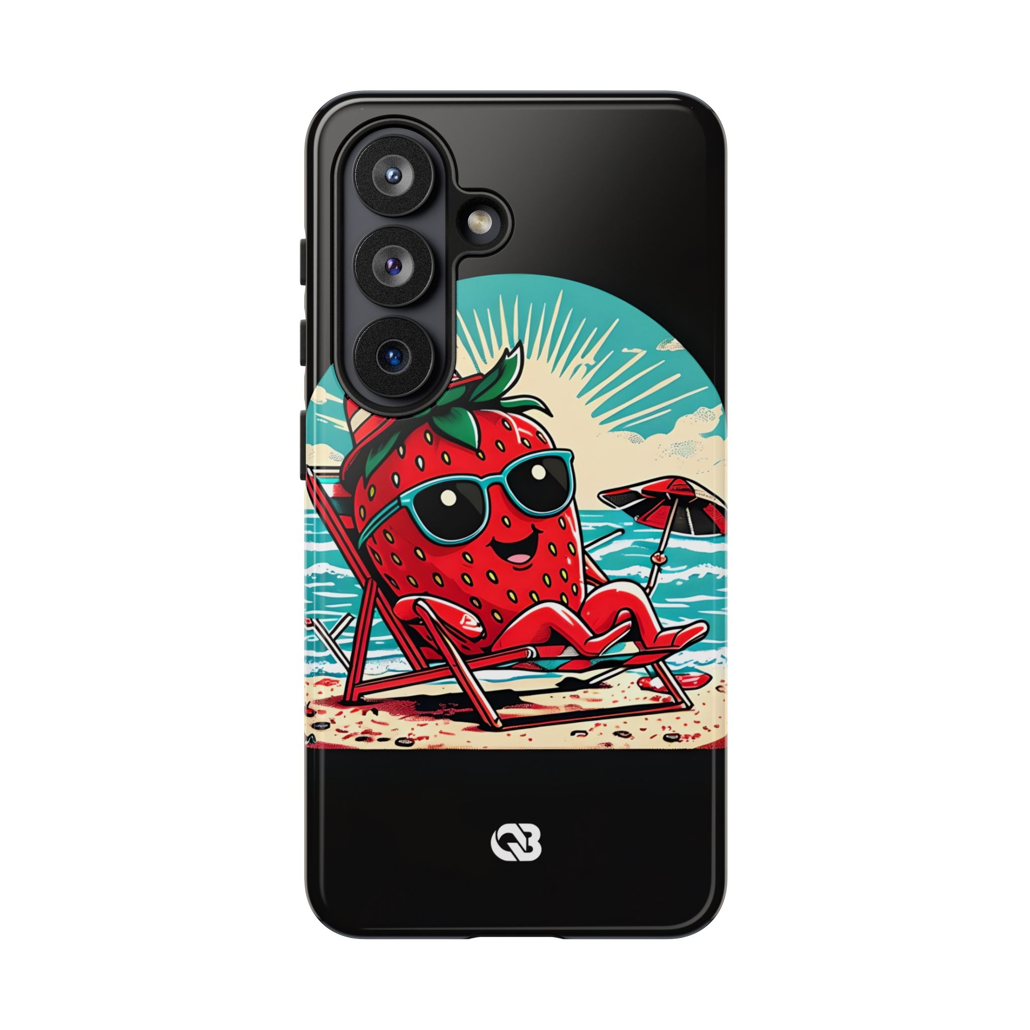 Retro Coastal Berry · Tough Mobilskal för Samsung