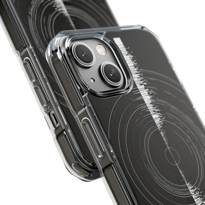 Black Impact MagSafe Phone Case for iPhone - Obsidian Orbital Signal