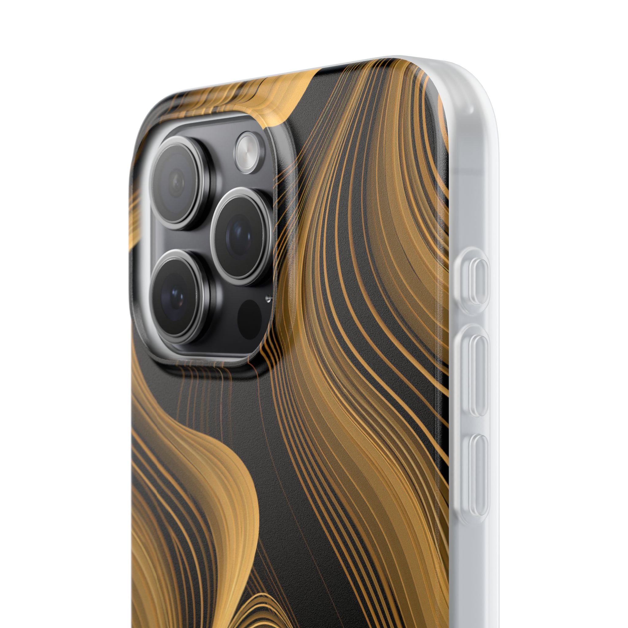 Gold Lite Phone Case for iPhone - Molten Copper Strands