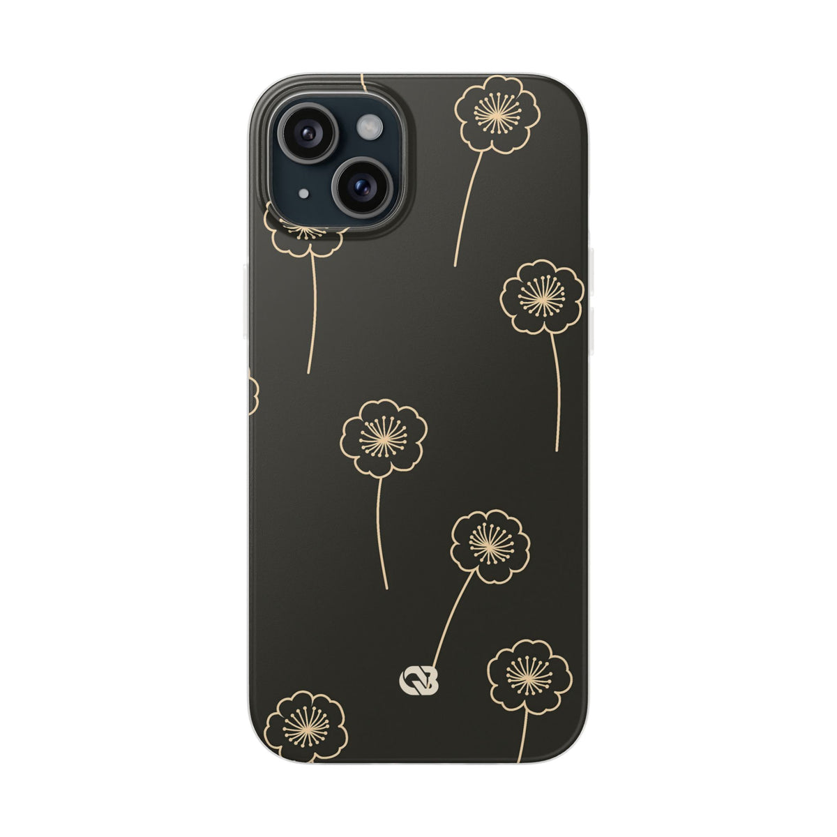 Nocturne Bloom Contours · Lite Phone Case for iPhone ·  Black