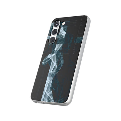 Black Lite Phone Case for Samsung - Arctic Vapor Grid