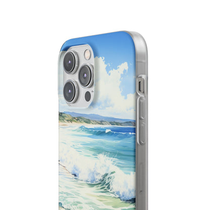 Foamy Wave Breeze iPhone 14 Pro Max Case - Soft
