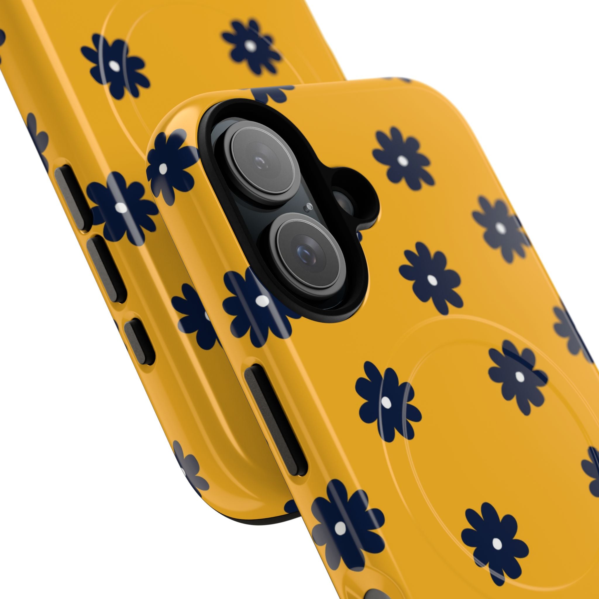 Navy Daisy Mustard · Tough+ Phone Case for iPhone · Magsafe