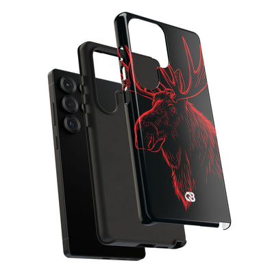 Nordic Elk · Tough Phone Case for Samsung · Black