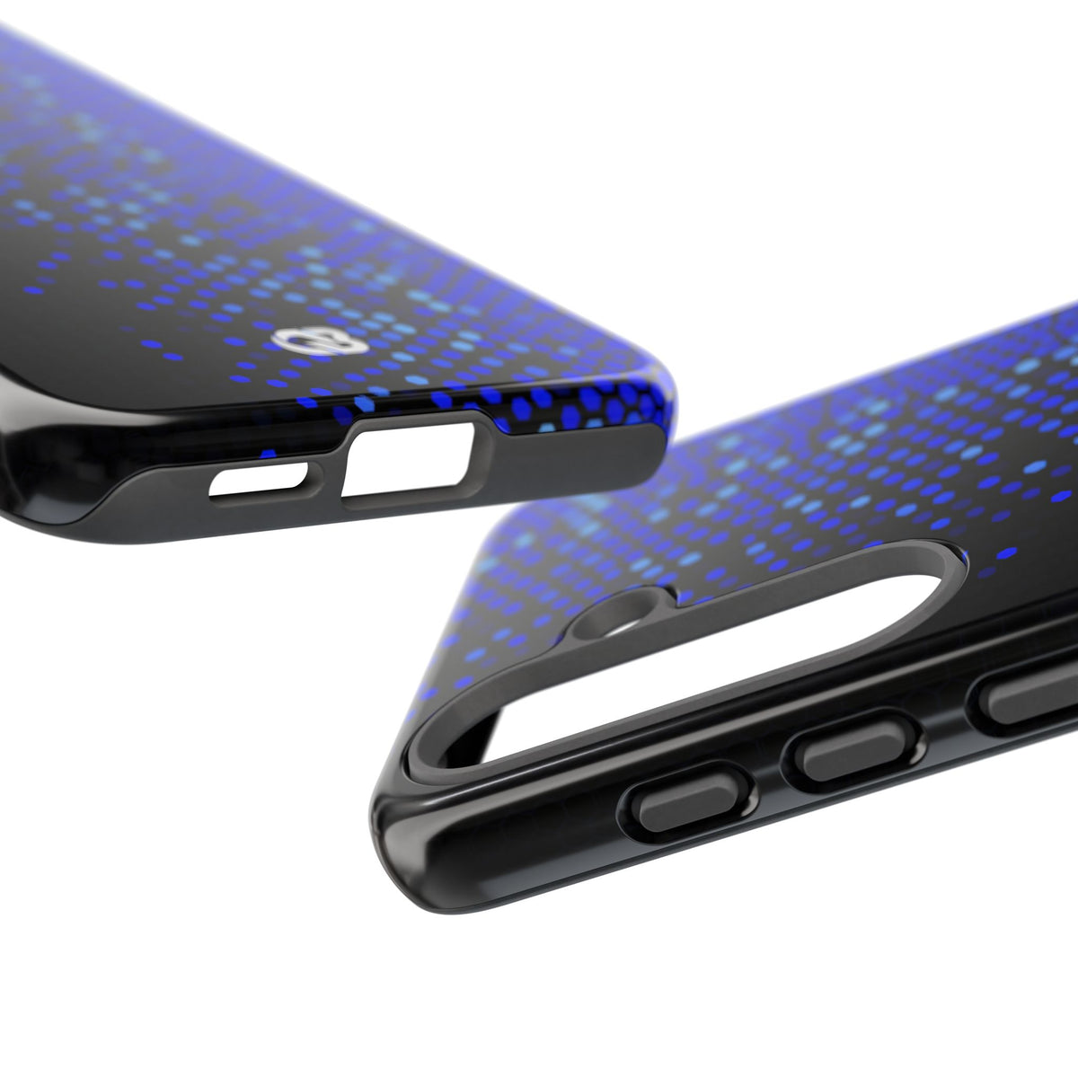 Cobalt Hex Dispersion · Tough Phone Case for Samsung · Blue