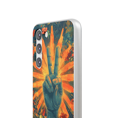 Radiant Peace Bloom · Soft Phone Case for Samsung