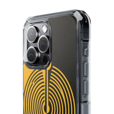 Yellow Impact MagSafe Phone Case for iPhone - Voltage Sector Pulse