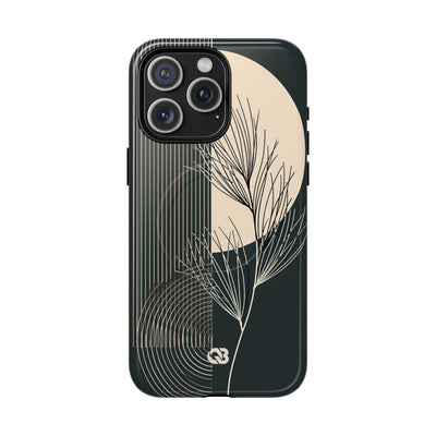 Black Tough 2.0 Magsafe Phone Case for iPhone - Obsidian Sand Willow
