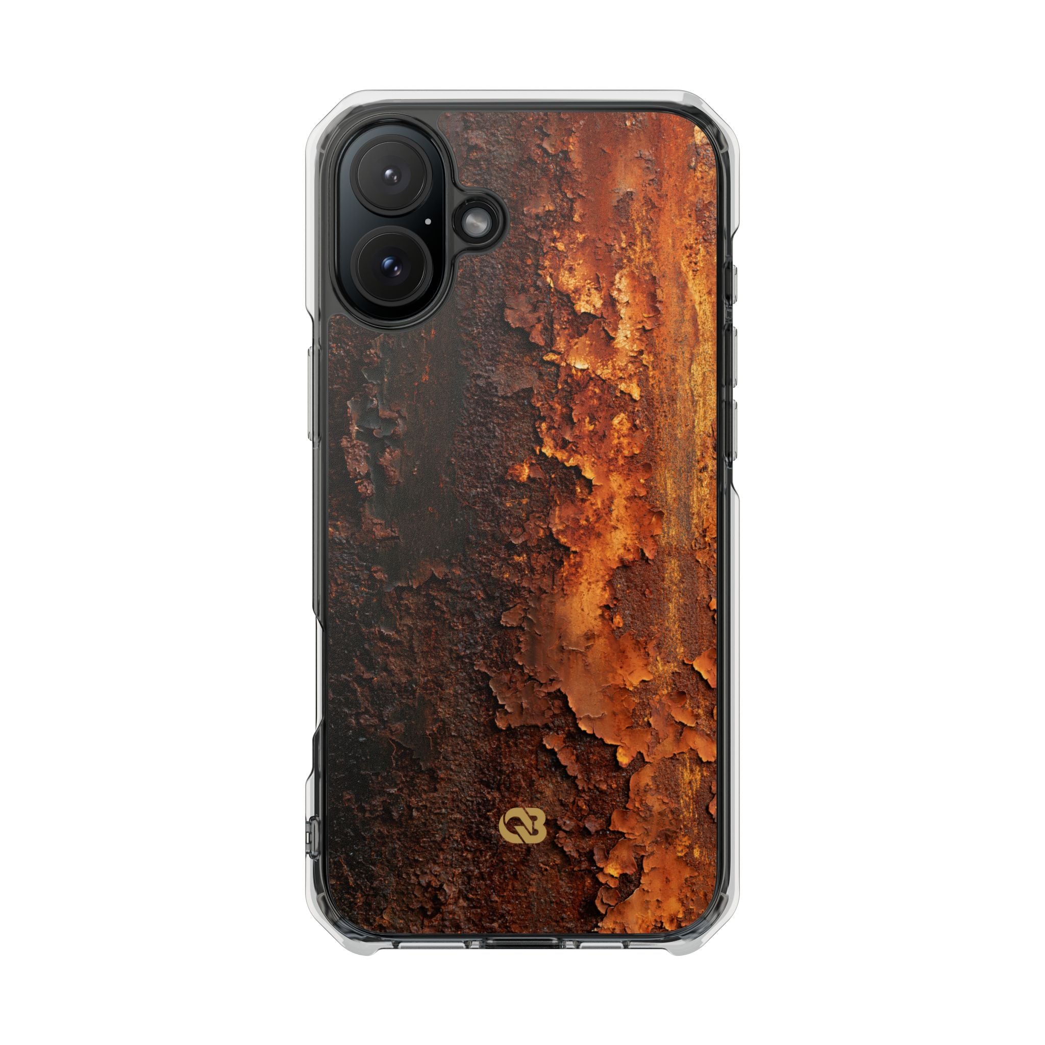 Orange Impact MagSafe Phone Case for iPhone - Oxidized Iron Crust