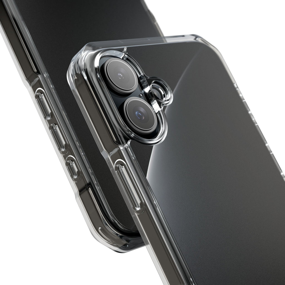 Obsidian Horizon · Clear Impact Magnetic Phone Case for iPhone ·  Black