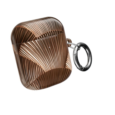 Rose Gilded Fan · Hard Case for AirPods & AirPods Pro · Gold