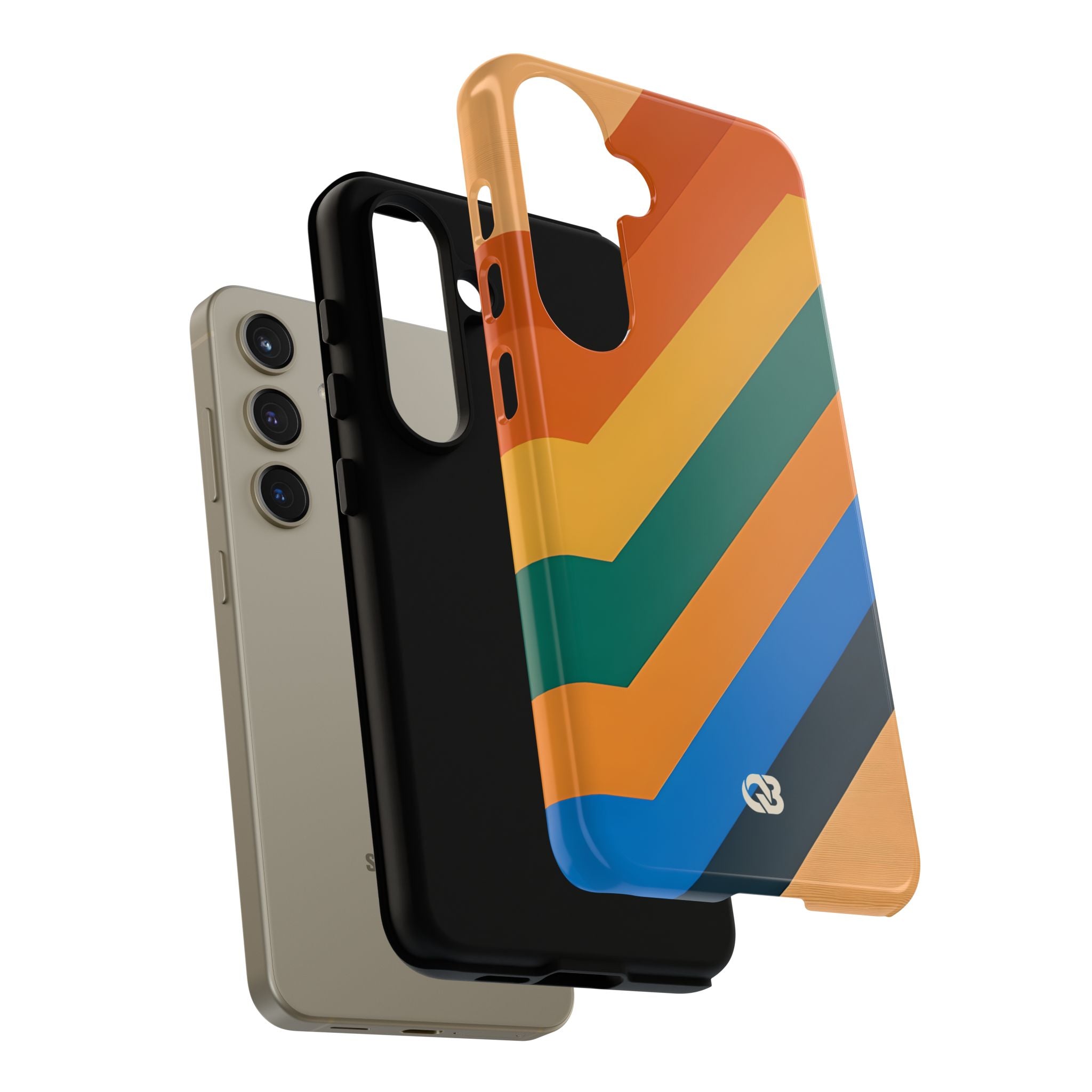 Retro Ridge Lines · Tough Phone Case for Samsung