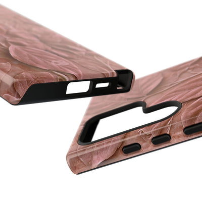 Blush Rose Relief · Tough Phone Case for Samsung · Pink