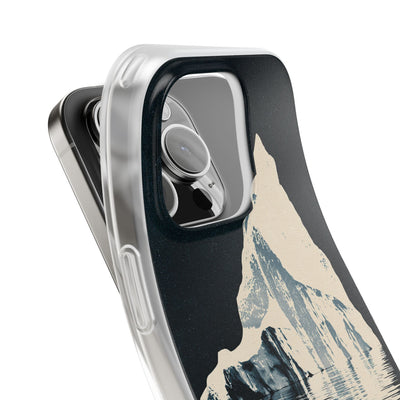 Blue Lite Phone Case for iPhone - Frozen Navy Monolith