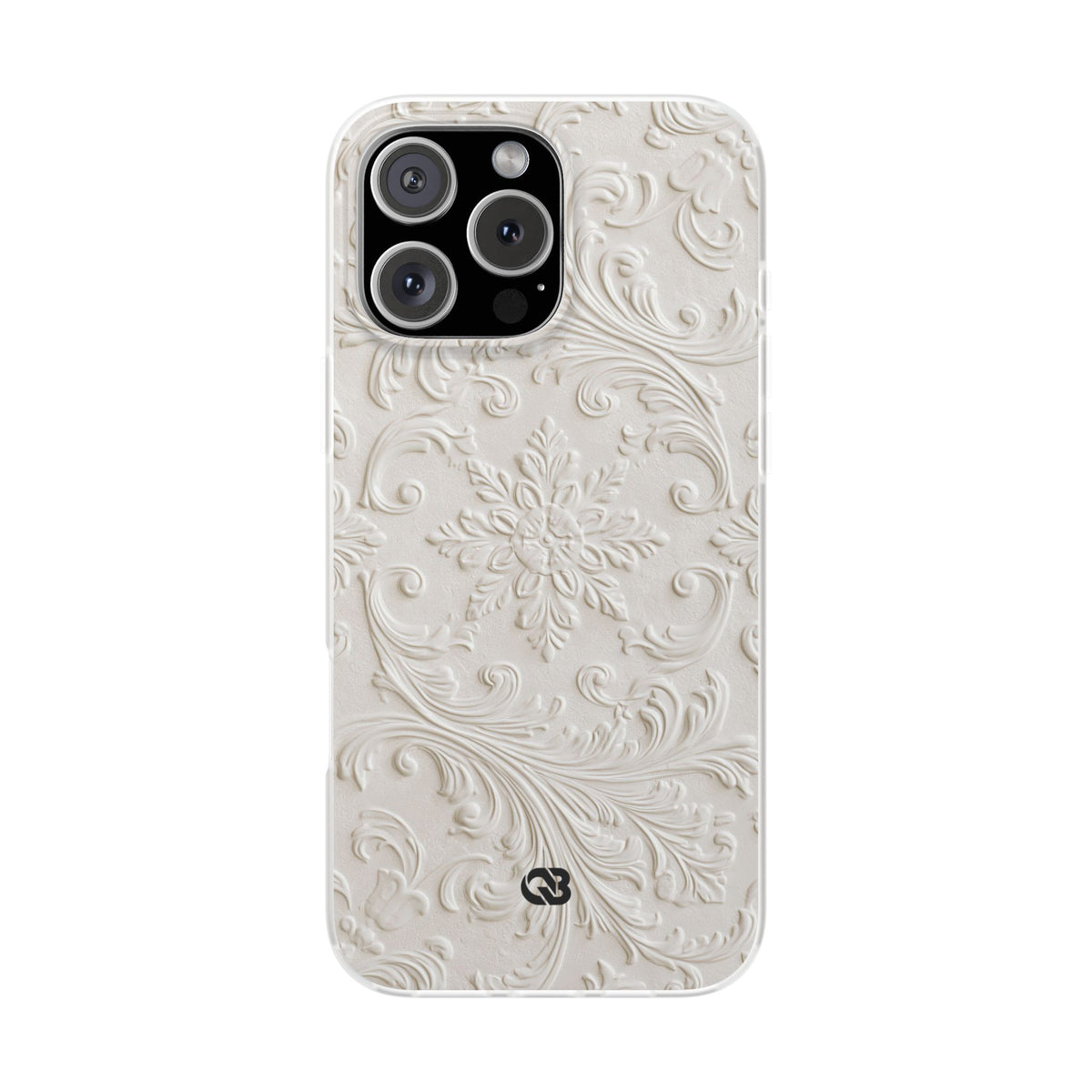 Sculpted Acanthus Relief · Lite Phone Case for iPhone ·  White