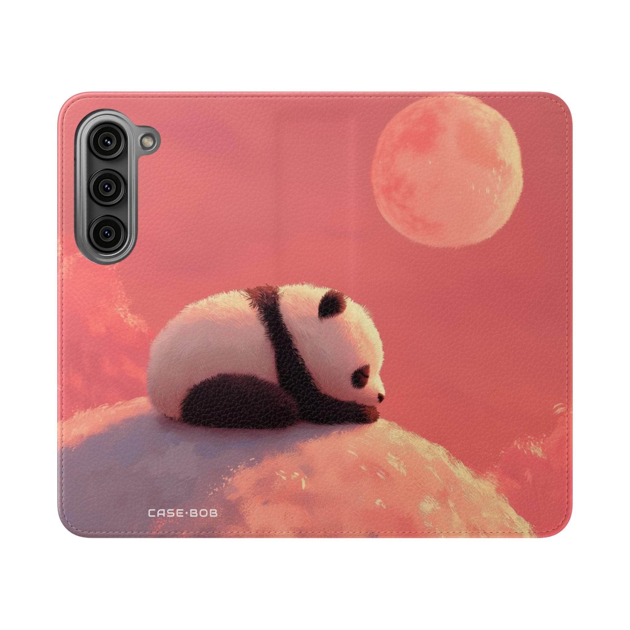 Panda Moonlight - Samsung S23 Case - Portemonnee