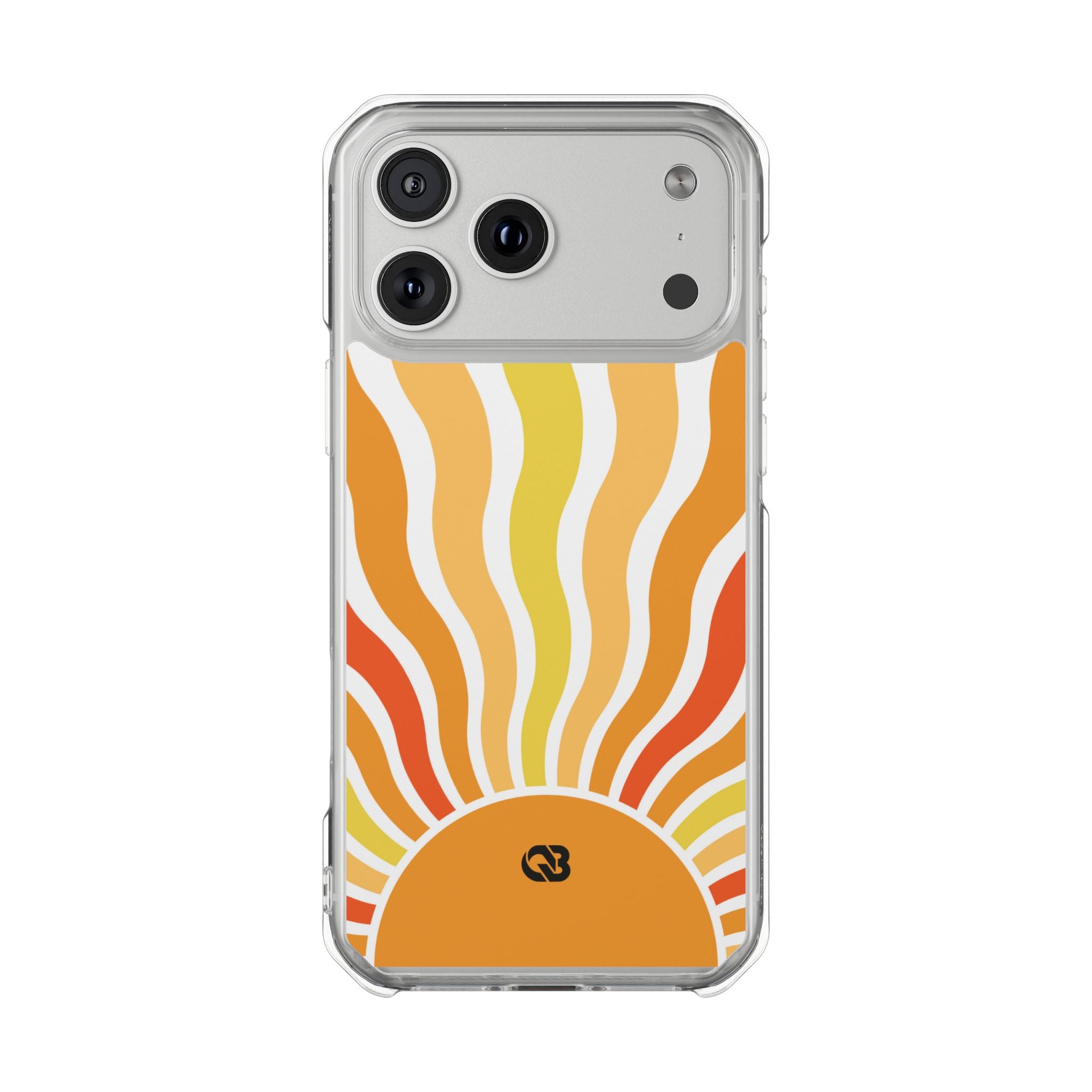 Amber Solar Waves · Impact Phone Case for iPhone · Magsafe