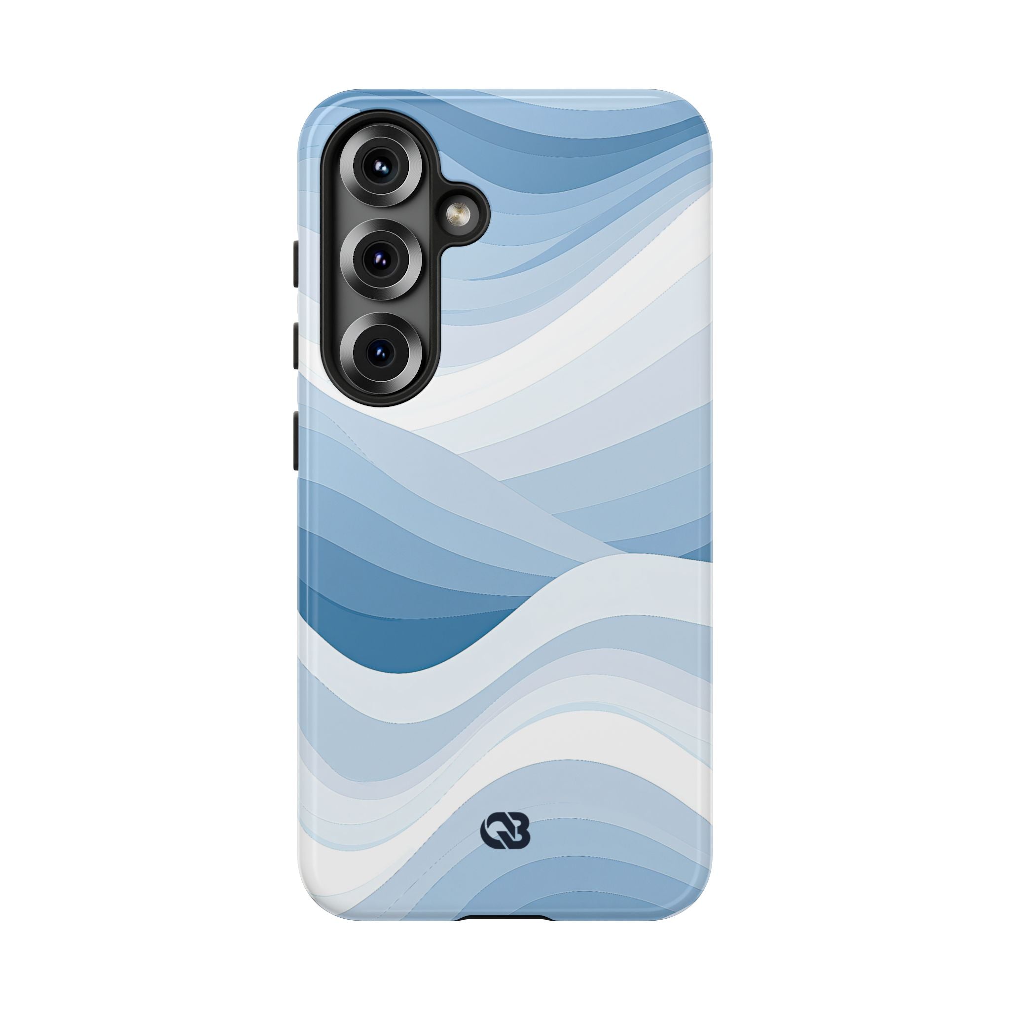 Blue Tough Phone Case for Samsung - Glacial Indigo Flow
