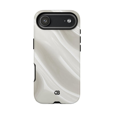 Liquid Enamel Fold · Tough Phone Case for iPhone · White