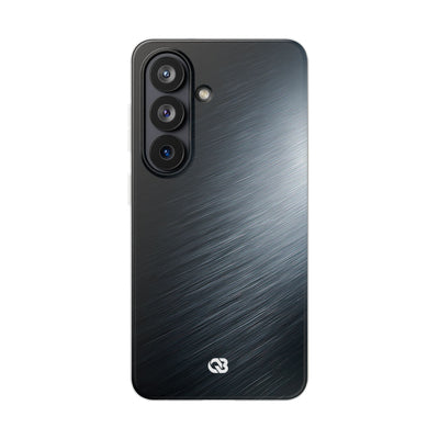 Brushed Obsidian Steel · Lite Phone Case for Samsung · Grey