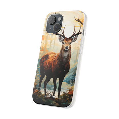 Glowing Stag iPhone 15 Case - Soft - CASE•BOB