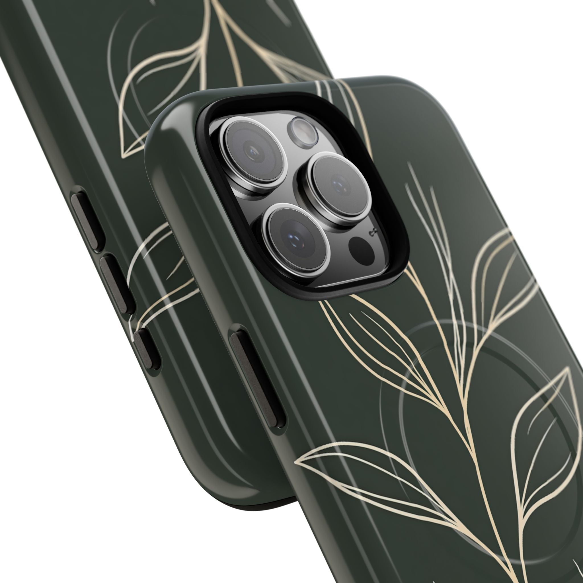 Green Tough 2.0 Magsafe Phone Case for iPhone - Deep Moss Willow