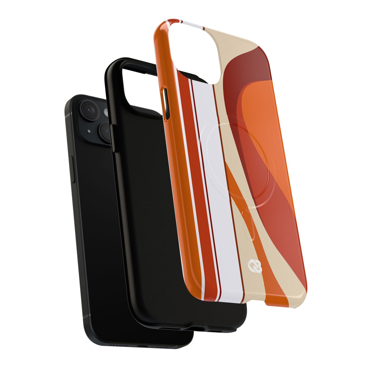 Terracotta Strata · Tough 2.0 Magnetic Phone Case for iPhone · Orange