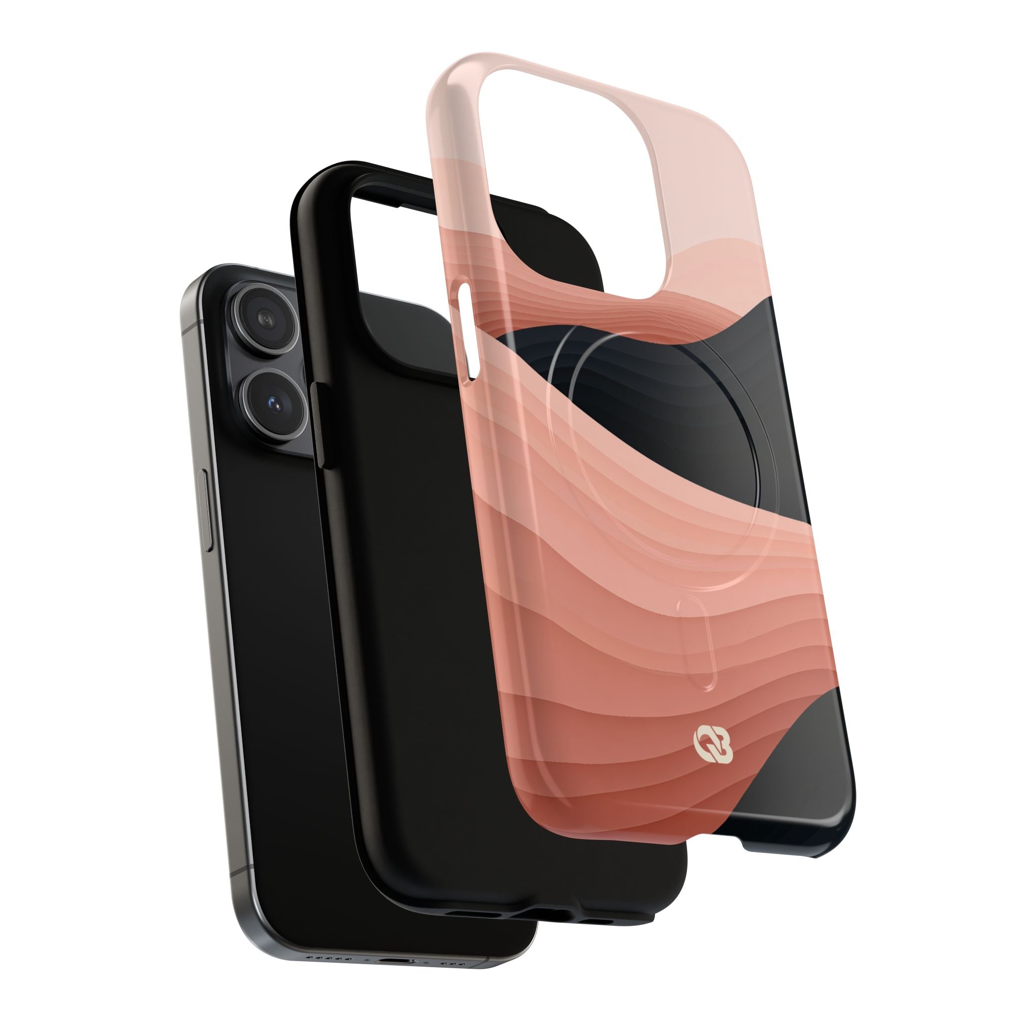 Pink Tough 2.0 Magsafe Phone Case for iPhone - Dune Shadow Layers
