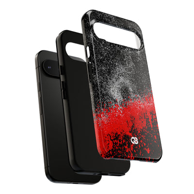 Crimson Noir Drip · Tough Phone Case for Pixel ·  Black