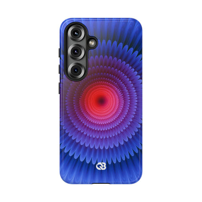 Radial Spectrum Bloom · Tough Phone Case for Samsung · Blue