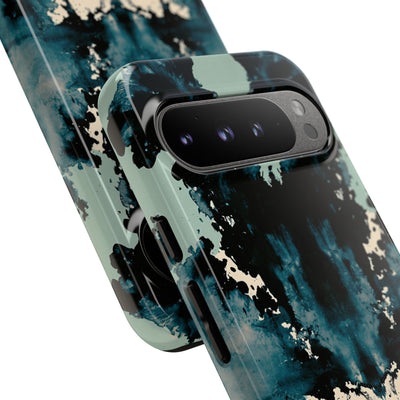 Rorschach Ink Void · Tough Phone Case for Pixel ·  Black